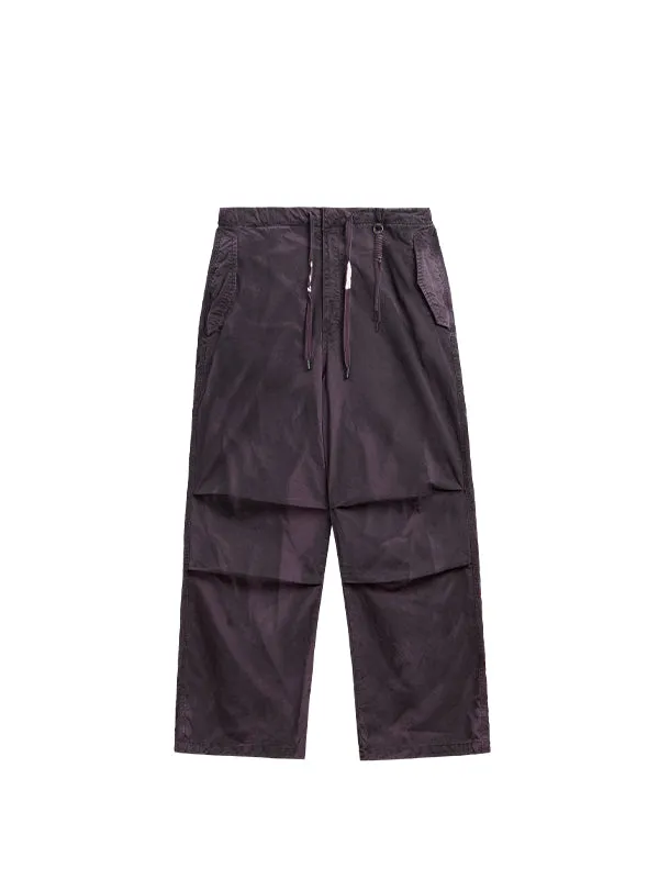 Purple Washed Style Paratrooper Pants