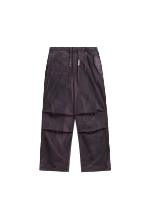 Purple Washed Style Paratrooper Pants