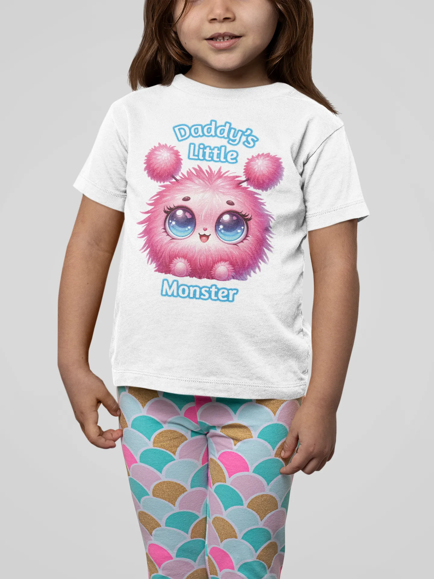 "Daddy's Little Monster" T-Shirt for Kids