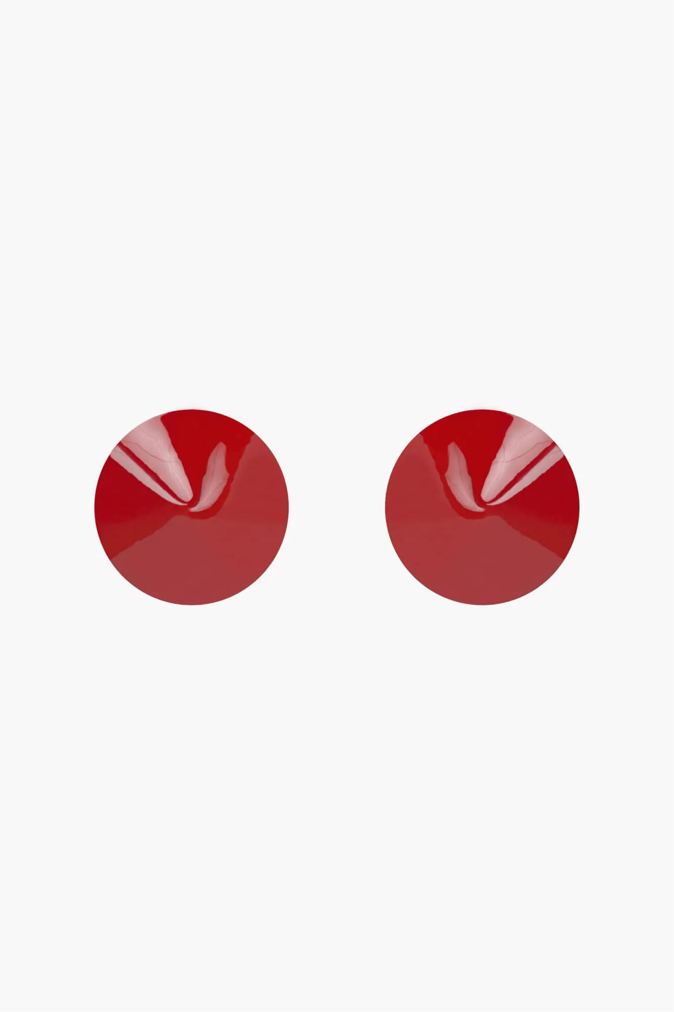 Sakura Red Metal Nipple Pasties