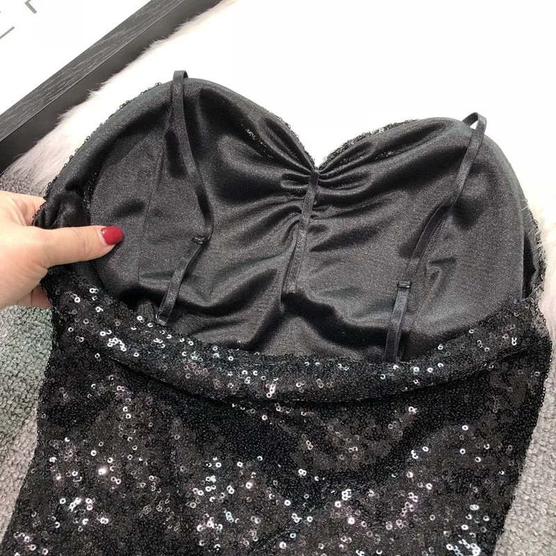 Sparkling sequin top for women