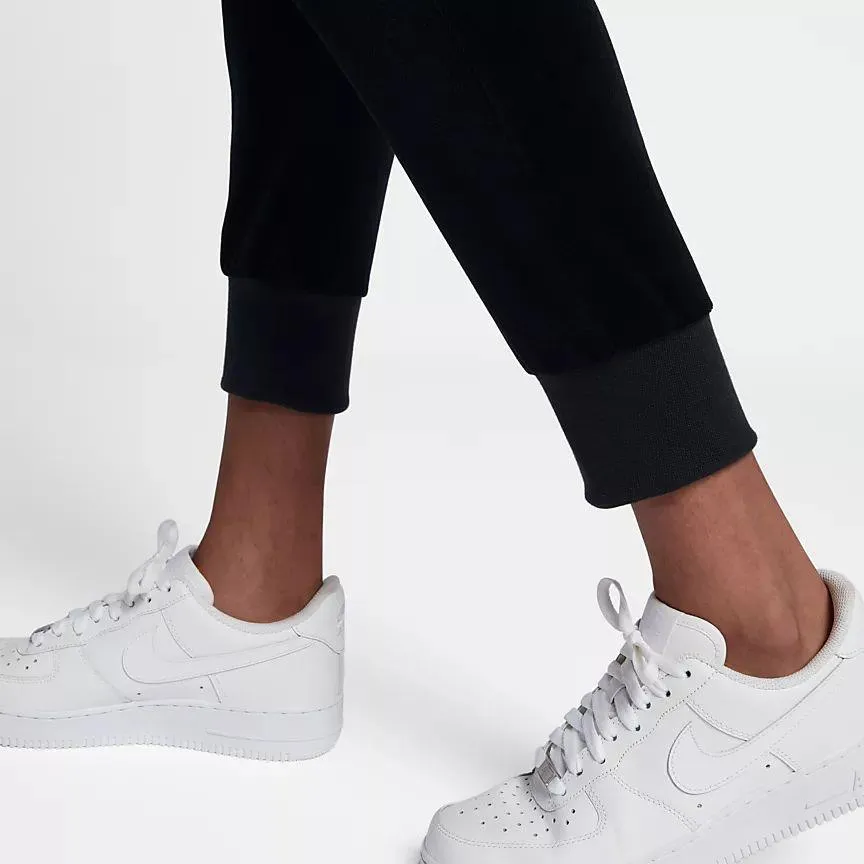 sportswear velour pant (black)