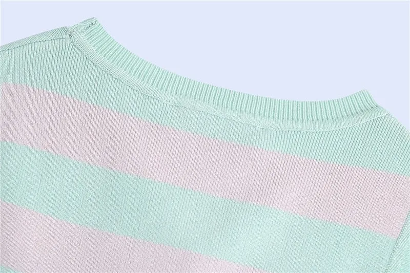 STRIPED CROP TOP