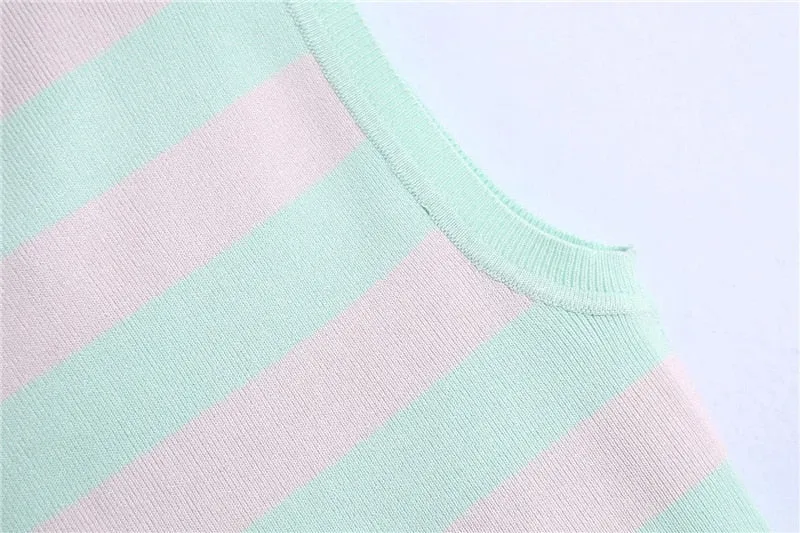 STRIPED CROP TOP
