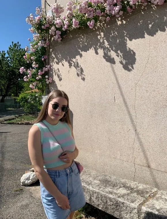STRIPED CROP TOP