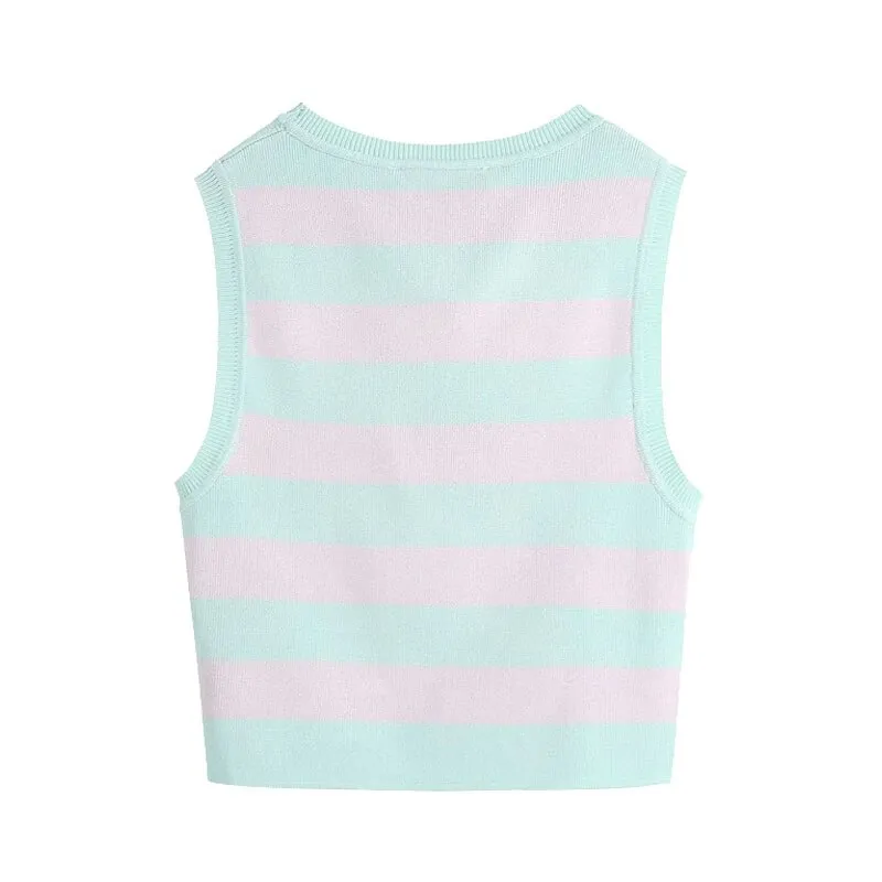 STRIPED CROP TOP