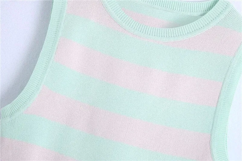 STRIPED CROP TOP
