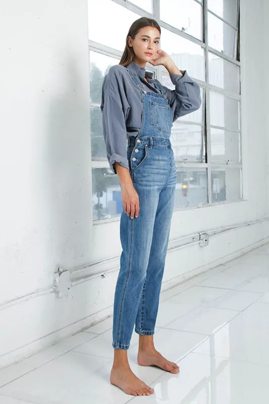 Taryn Denim Overalls