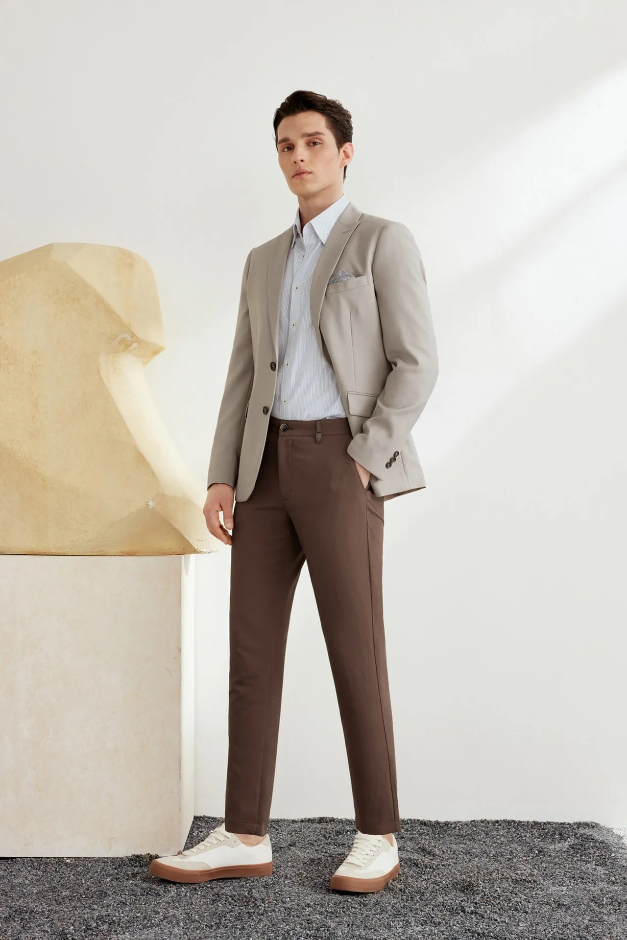 Teflon Finishing Stain Resistant Suit in Smart Fit