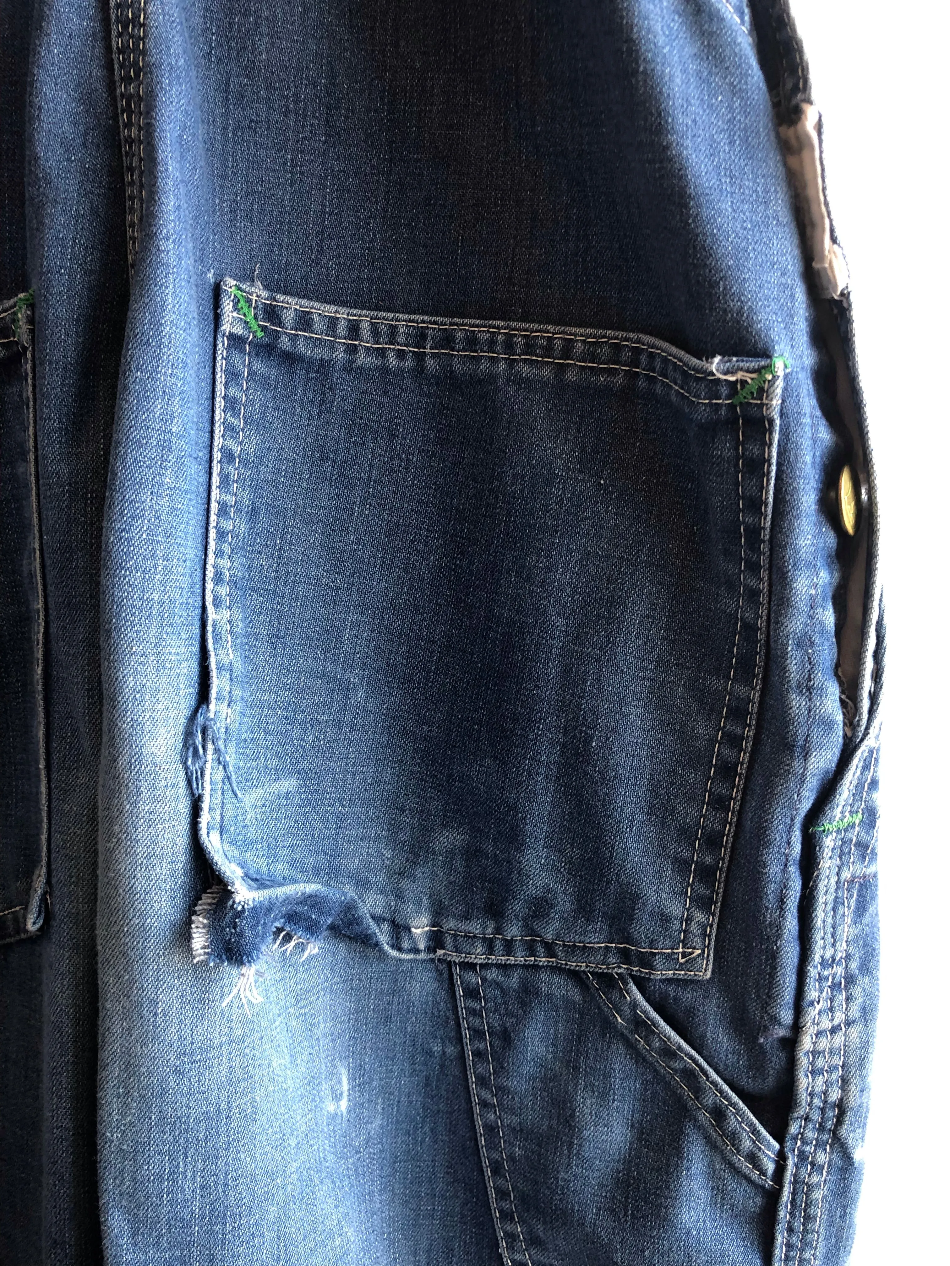 Vintage 1970s Big Smith Denim Overalls