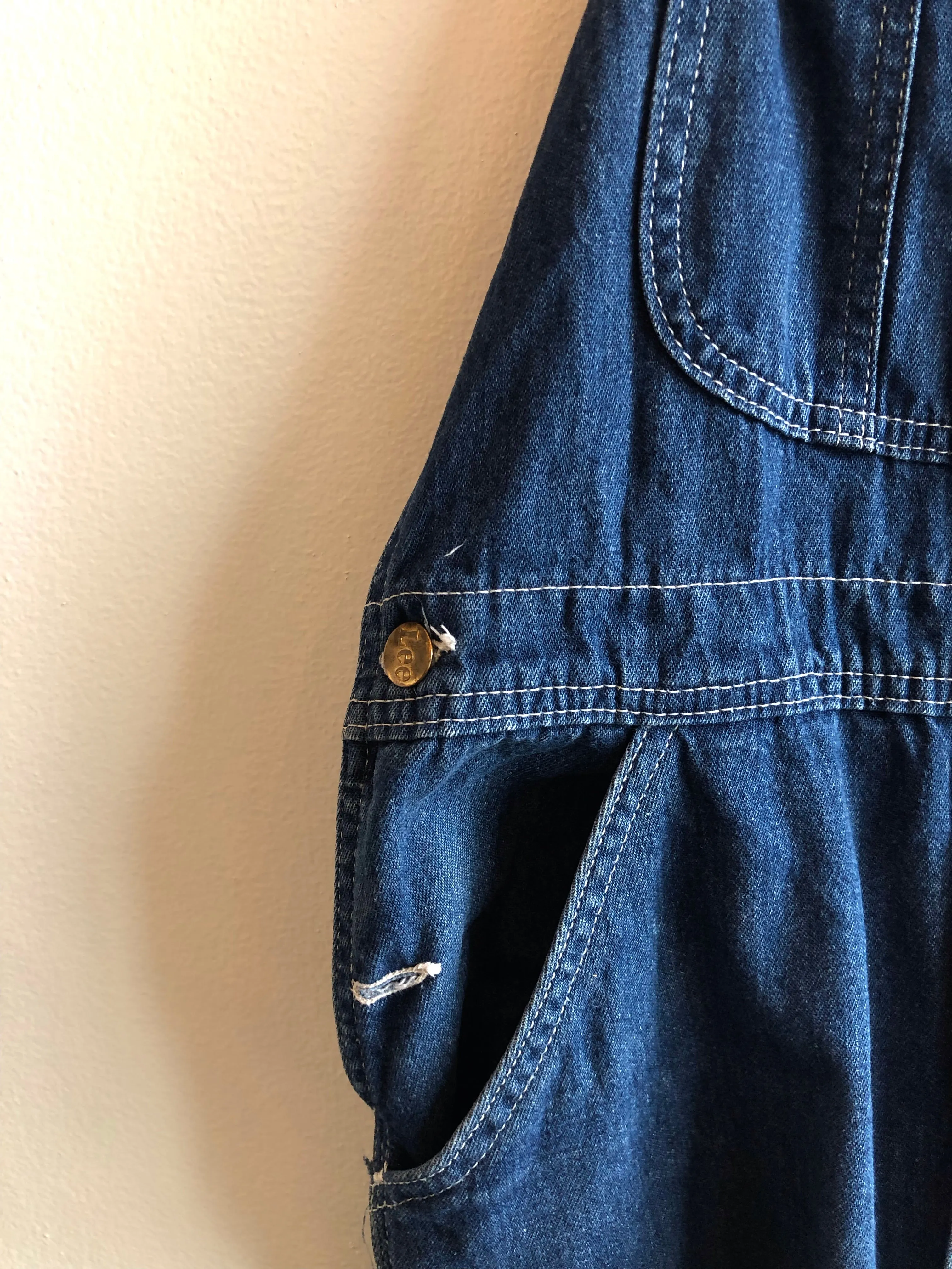 Vintage 1970s Lee Denim Overalls