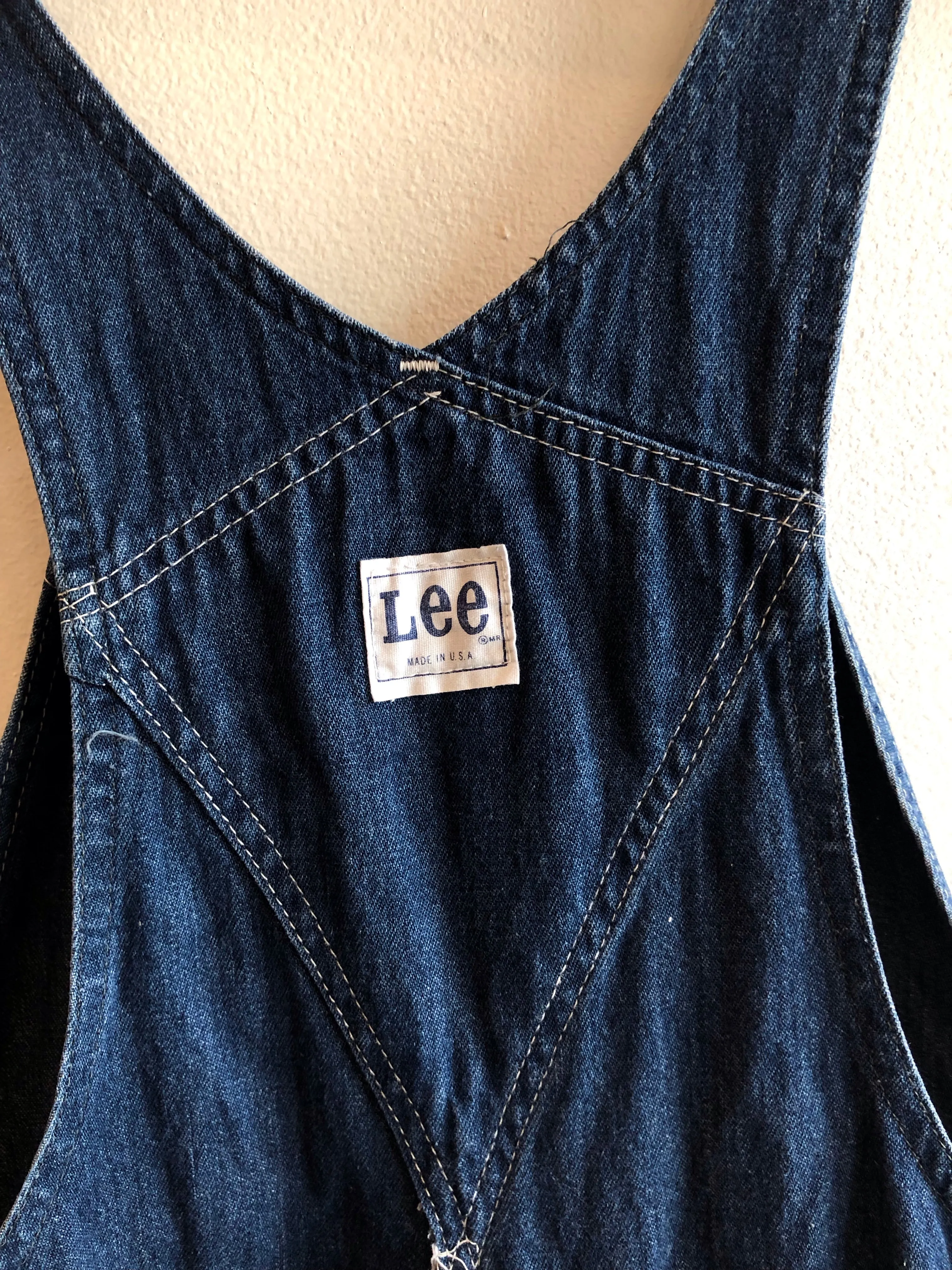 Vintage 1970s Lee Denim Overalls