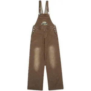 Vintage Burger Embroidered Overalls 20732265L