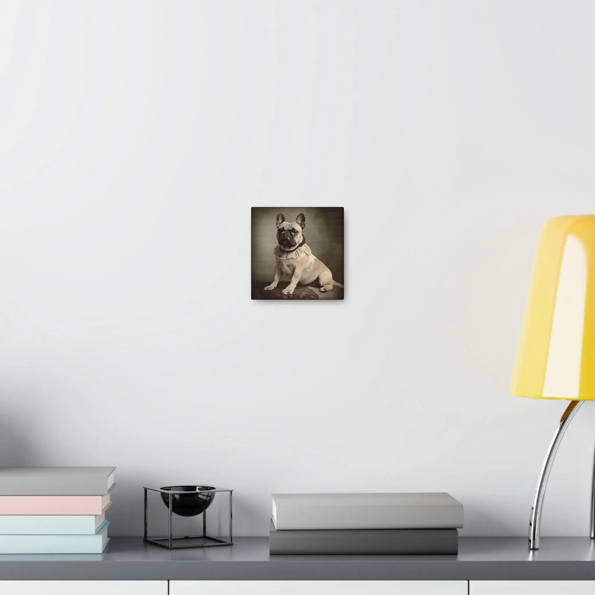 Vintage Victorian "Jess" French Bulldog Canvas Gallery Wraps