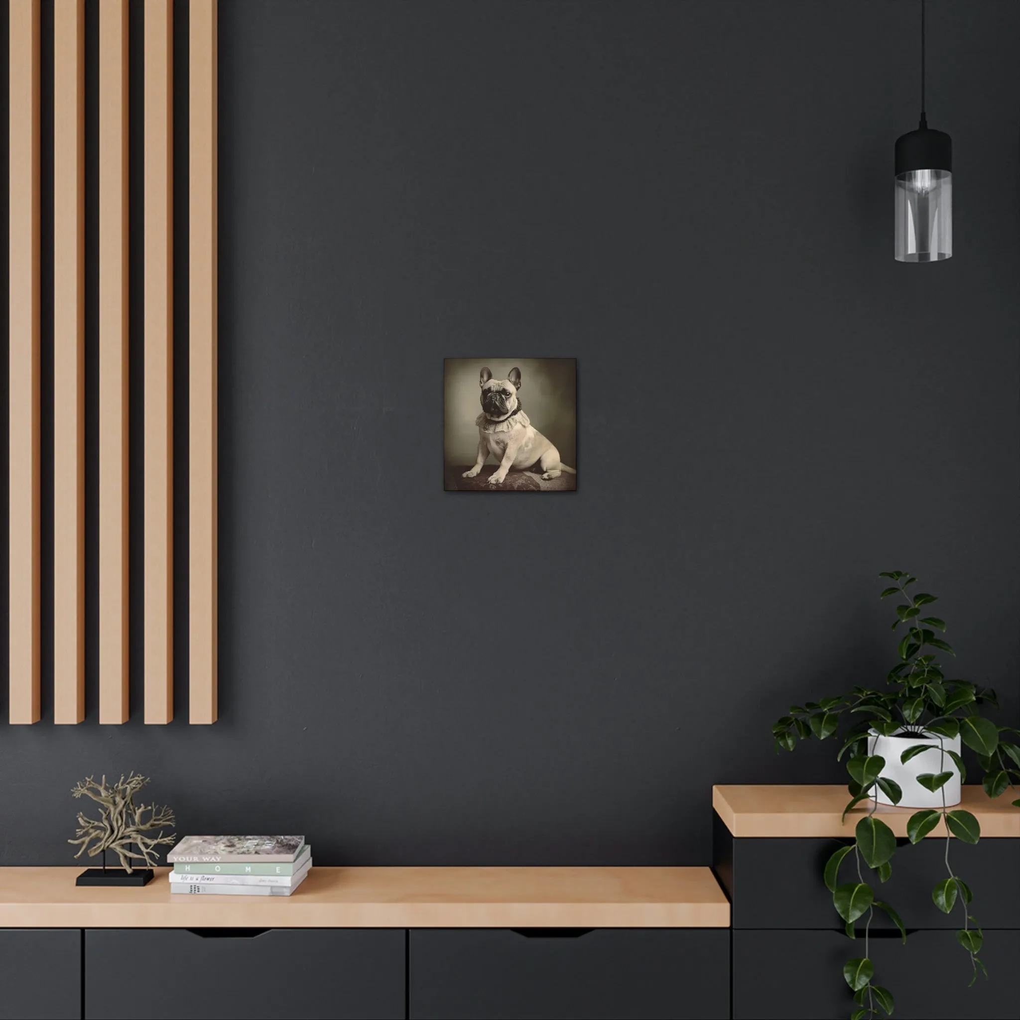 Vintage Victorian "Jess" French Bulldog Canvas Gallery Wraps