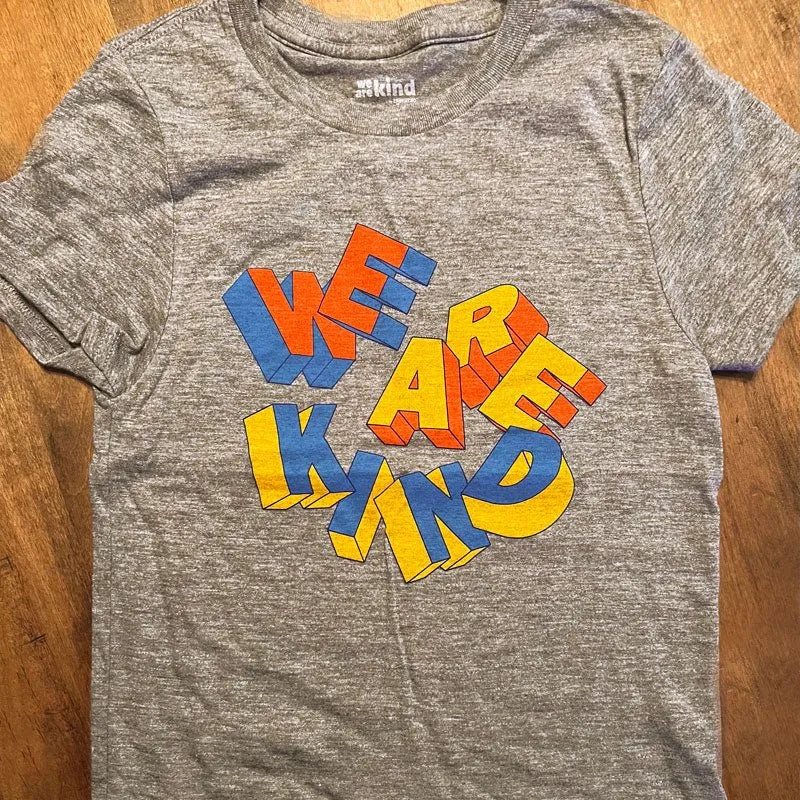 We are kind Blocks Kids T-Shirt