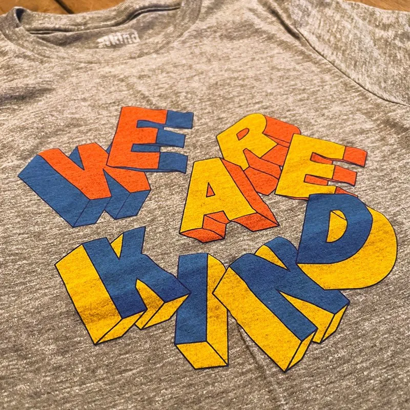 We are kind Blocks Kids T-Shirt