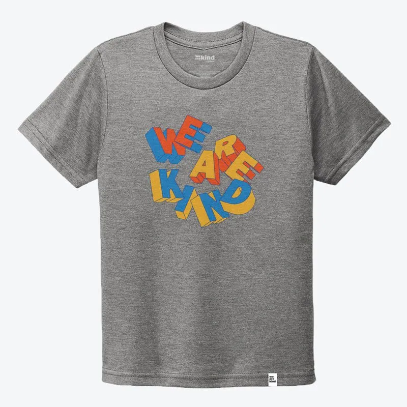We are kind Blocks Kids T-Shirt
