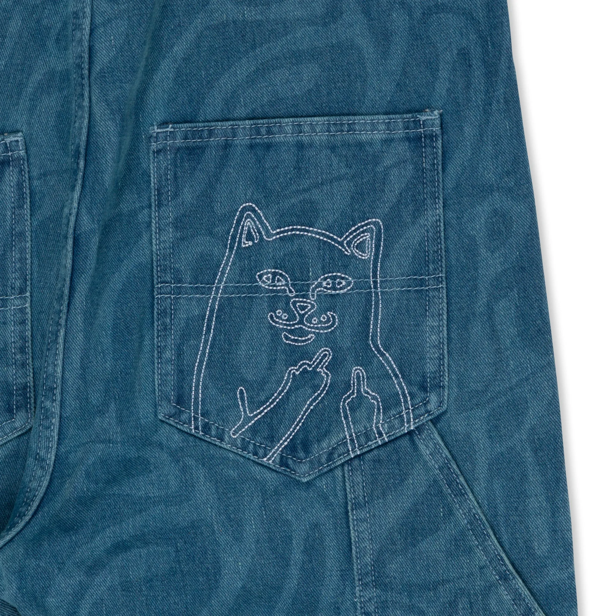 Wilshire Denim Overalls (Medium Wash)
